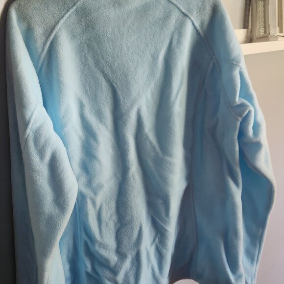 NWT Baby Blue Columbia Zip up Fleece Jacket - Picture 3 of 5